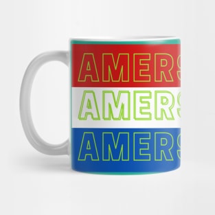 Amersfoort City in Netherlands Flag Color Stripes Mug